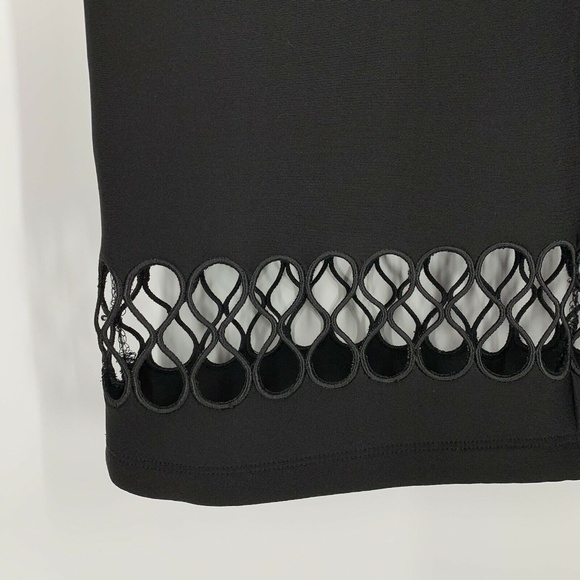 French Connection Black Clara Eight Scuba Dress - Picture 10 of 10